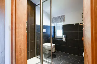 Ein Badezimmer in der Unterkunft Schörghof