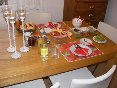 Essen im Bed & Breakfast oder in der Nähe