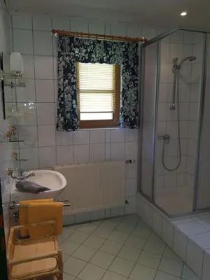 Ein Badezimmer in der Unterkunft Ferienhaus Kahr Appartment Roßbrand
