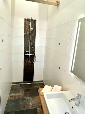 Ein Badezimmer in der Unterkunft Landhaus Riesneralm
