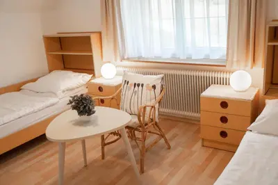 Ein Bett oder Betten in einem Zimmer der Unterkunft Ferienwohnung Meliessnig