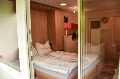 Ein Bett oder Betten in einem Zimmer der Unterkunft Ferien am Bischofsberg - Edlbach 31