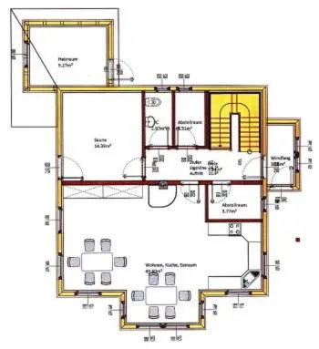 Grundriss der Unterkunft Ferienhaus Longa