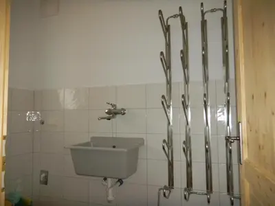 Ein Badezimmer in der Unterkunft Ferienhaus Longa