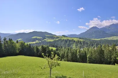Naturlandschaft in der Nähe des Bauernhofs
