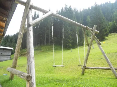 Ein Kinderspielbereich in der Unterkunft Vorderhof