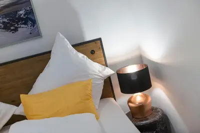 Ein Bett oder Betten in einem Zimmer der Unterkunft Apartments Hoferhaus - Your Austrian Home