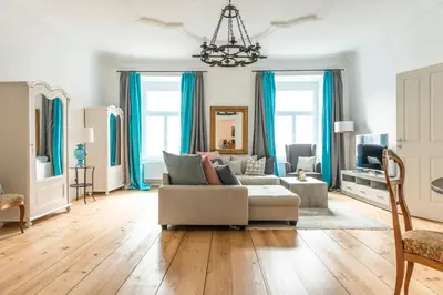 Ein Sitzbereich in der Unterkunft Apartments Hoferhaus - Your Austrian Home