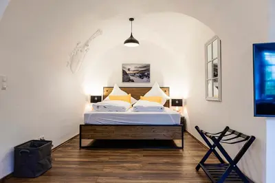 Ein Bett oder Betten in einem Zimmer der Unterkunft Apartments Hoferhaus - Your Austrian Home