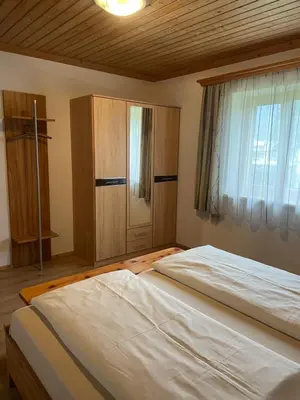 Ein Bett oder Betten in einem Zimmer der Unterkunft Ferienwohnung Renate Hubner