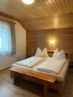 Ein Bett oder Betten in einem Zimmer der Unterkunft Ferienwohnung Renate Hubner
