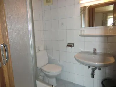 Ein Badezimmer in der Unterkunft Bunzbauernhof