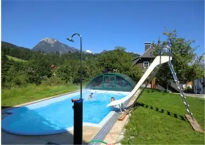 Der Swimmingpool an oder in der Nähe von Bunzbauernhof