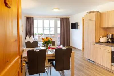 Küche/Küchenzeile in der Unterkunft Almhaus Alpenrose Postalm