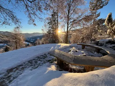 Naturlandschaft in der Nähe des Ferienhauses