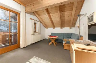 Ein Sitzbereich in der Unterkunft Resort Amadeus-Landhaus Amadeus
