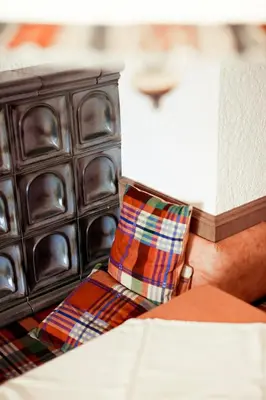 Ein Sitzbereich in der Unterkunft Hotel Haberl - Attersee