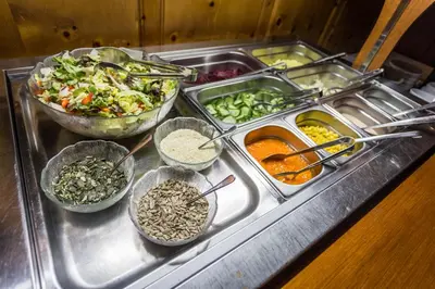 Essen im Hotel oder in der Nähe