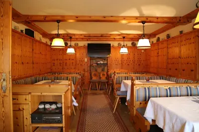 Ein Restaurant oder anderes Speiselokal in der Unterkunft Timmelbauerhof