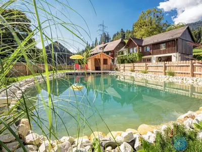 Der Swimmingpool an oder in der Nähe von Chalet Grimmingblickhütte by Interhome