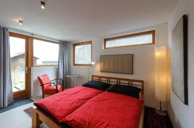 Ein Bett oder Betten in einem Zimmer der Unterkunft Loft am See