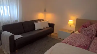 Ein Bett oder Betten in einem Zimmer der Unterkunft Appartement Erlbacher