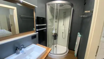 Ein Badezimmer in der Unterkunft City Apartment Schladming