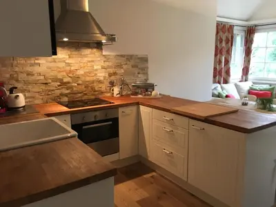 Küche/Küchenzeile in der Unterkunft Landhaus Roidergütl