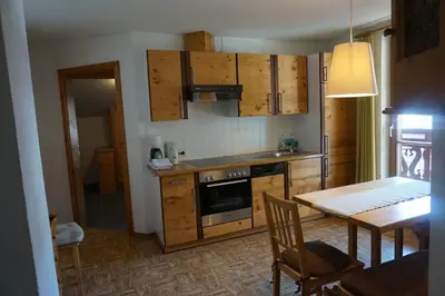 Küche/Küchenzeile in der Unterkunft Appartements Huber