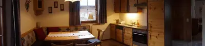 Küche/Küchenzeile in der Unterkunft Appartements Huber