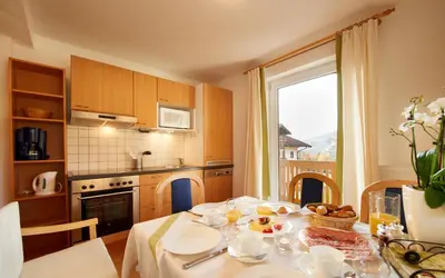 Küche/Küchenzeile in der Unterkunft Appartementhaus Gratz