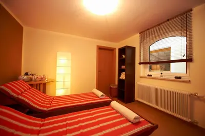 Ein Bett oder Betten in einem Zimmer der Unterkunft Appartementhaus Gratz