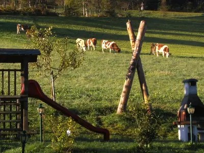 Tiere in diesem Bauernhof oder in der Nähe