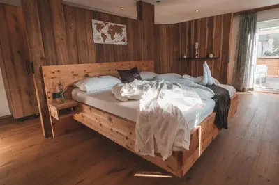 Ein Bett oder Betten in einem Zimmer der Unterkunft Landgasthof Wöhrer