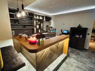 Küche/Küchenzeile in der Unterkunft Landgasthof Wöhrer