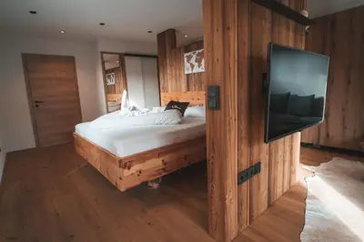 Ein Bett oder Betten in einem Zimmer der Unterkunft Landgasthof Wöhrer