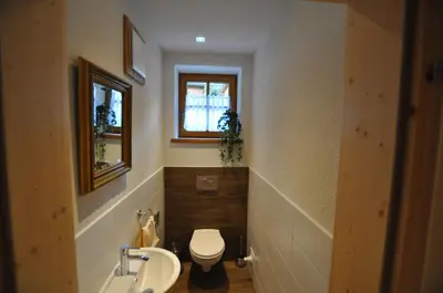 Ein Badezimmer in der Unterkunft Chalet Styria