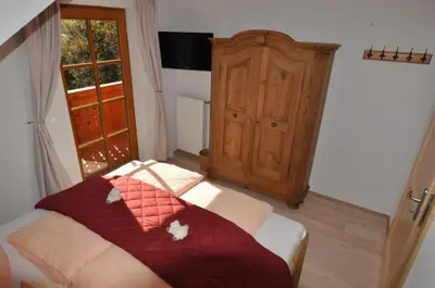 Ein Bett oder Betten in einem Zimmer der Unterkunft Chalet Styria