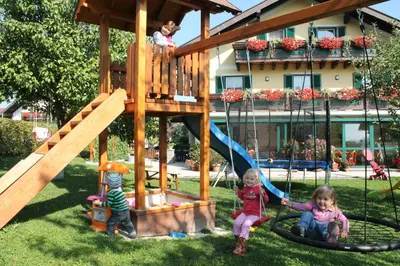 Ein Kinderspielbereich in der Unterkunft Pension Winter