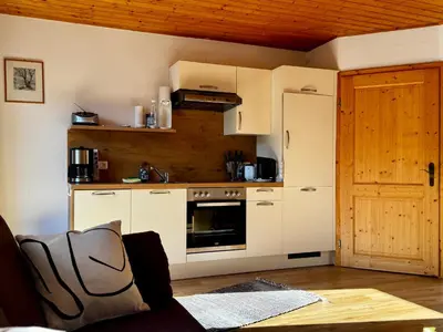 Küche/Küchenzeile in der Unterkunft Helis Holiday Suites Altaussee