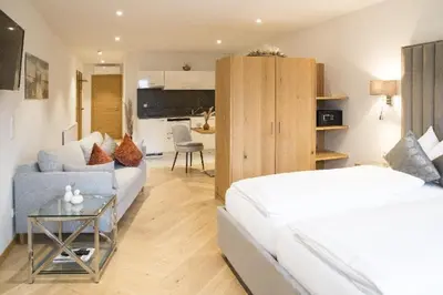 Ein Bett oder Betten in einem Zimmer der Unterkunft Hotel Restaurant Häupl