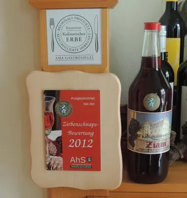 Ein Zertifikat, Auszeichnung, Logo oder anderes Dokument, das in der Unterkunft Hotel-Restaurant Kirchenwirt Aigen ausgestellt ist