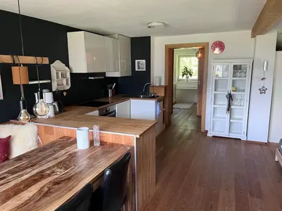 Küche/Küchenzeile in der Unterkunft Apartmenthaus Rapplhof
