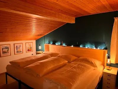 Ein Bett oder Betten in einem Zimmer der Unterkunft Apartmenthaus Rapplhof