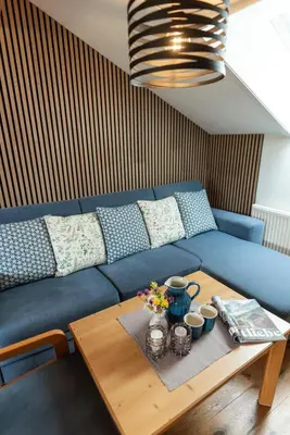 Ein Sitzbereich in der Unterkunft Landhaus Birgbichler - Apartments in Ramsau am Dachstein - inklusive Sommercard!