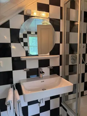 Ein Badezimmer in der Unterkunft Appartements Wieseneck - Ramsau am Dachstein - inklusive Sommercard!
