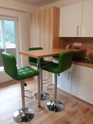 Küche/Küchenzeile in der Unterkunft Ferienwohnung Ski-Hans