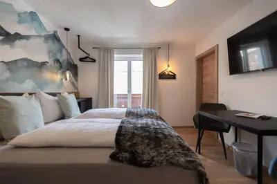 Ein Bett oder Betten in einem Zimmer der Unterkunft Landhaus Riepler