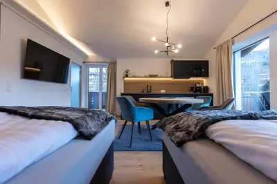 Ein Bett oder Betten in einem Zimmer der Unterkunft Landhaus Riepler