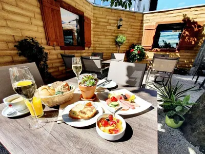 Essen in der Pension oder in der Nähe